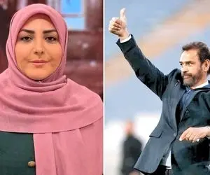 فیروز کریمی خطاب به  المیرا شریفی مقدم: به جای فوتبال برای شوهرت غذا بپز!