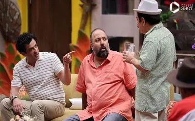 سکانس خندان/آقا رشید به مجید یاسر تیکه انداخت وسط برنامه اوجی از خنده خودشو محو کرد