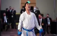ساعت و حریف مسابقه نیمه نهایی کاراته سجاد گنج زاده در المپیک توکیو