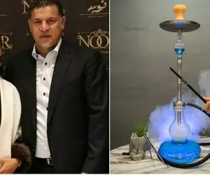 (ویدیو) دختر جوان علی دایی را در حال قلیان کشیدن شکار کرد!