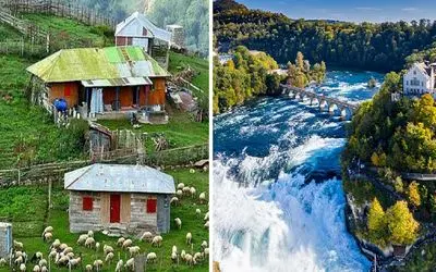 این روستا نزدیک تهران اما اصلا تنش به تن پایتخت نخورده؛ خوشگلی و هوای توپ چشمه اعلا