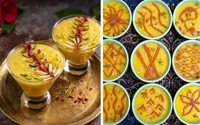 طرز تهیه شله زرد نذری برای 50 نفر / نذر ماه محرم امسال رو با این دستور عالی ادا کن