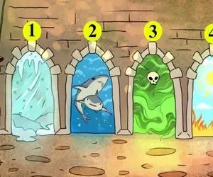 بازی فکری؛ اگه هوشت به عرش اعلائ میگه زکی بگو کدوم در امن و مرد میتونه فرار کنه