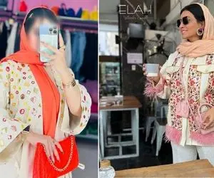 مانتو خامه دوزی شیک؛ امسال با مانتو سفید خامه ای تیپ بزن ولی نه هرچیو با هرچی