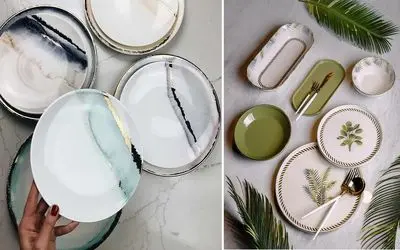 معرفی جدیدترین ظروف سرامیکی مصرفی و دکوری / دکوراسیونی شیک با زیباترین ظروف