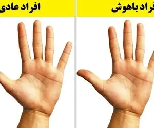 نشانه هایی که در کف دست افراد باهوش وجود دارد