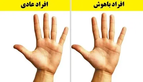 نشانه هایی که در کف دست افراد باهوش وجود دارد