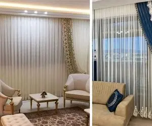 ایده پرده مدرن مناسب دکوراسیون مدرن / خونت چند متره؟ از پذیرایی تا آشپزخونه رو گفتم