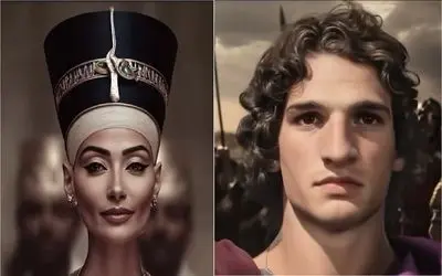 بازسازی سورئال و احیای چهره بزرگان تاریخ / دمیدن صور اسرافیل در هوش مصنوعی 