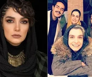 "الیکا عبدالرزاقی"با آق داداشش هوش از سر همه برد؛ میکاپای پر و پیمونش عجب شاه کُشیه!
