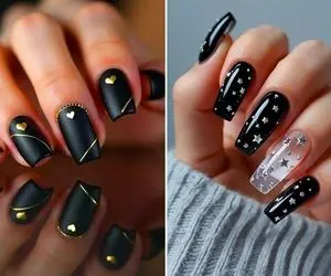 طراحی چیتان پیتان لاک ناخن مشکی / جسور و با دیسیپلین، این دوتارو تو ظاهرت نشون بده