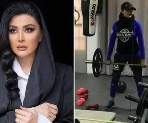 مریم معصومی با گیس راپونزلی چه فرمون زندگیشو گرفته غرب؛ وزنه میزنه از هیکلش گُنده تر!