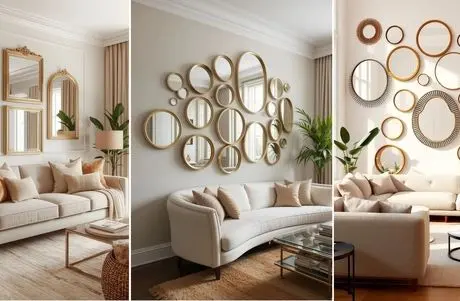 آینه کاری ترند ایده آل دکوراسیون داخلی؛ بالا بردن متراژ راهرو نشیمن و پذیرایی با آینه