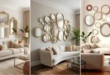 آینه کاری ترند ایده آل دکوراسیون داخلی؛ بالا بردن متراژ راهرو نشیمن و پذیرایی با آینه