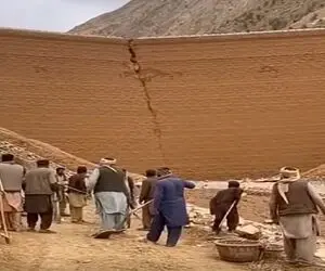 معماری طبیعت؛ کشاورزا از پشت دیوار سد صداهای عجیبی شنیدن و شد آنچه نباید