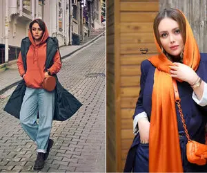 خانوووم سانتی مانتال کرده اونم ویبرانت و پرتقالی! رونمایی از استایل جدید شادی مختاری