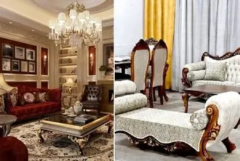 انواع مبلمان کلاسیک (فرانسوی، ایتالیایی، انگلیسی، نئوکلاسیک)؛ قیمت و ست با دکوراسیون