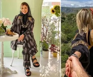 وقتی مینای رادان هی رخ میاد تو آینه؛ خانوم همه جوره خوشتیپه حتی با لباس خونه!