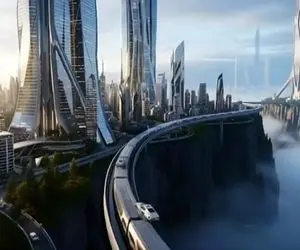 معماری خلاقانه؛ آمریکا در آینده که نوه هات میبینن از برج های آویزون تا اتوبوس پرنده