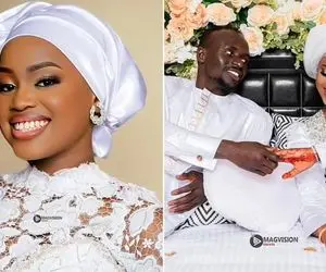 عروسی سادیو مانه با دختر 18 ساله؛ همسر فوق ستاره دنبال دیپلم گرفتن