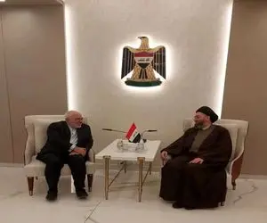 ظریف در بغداد با حکیم دیدار کرد