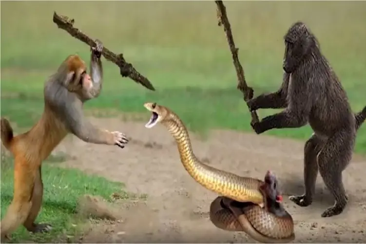 مستند حیات وحش؛ مار؛ میمون