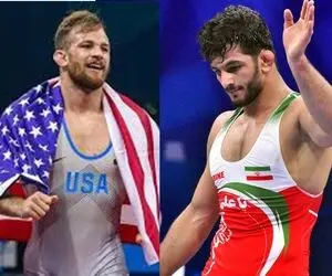 ساعت کشتی فینال حسن یزدانی با دیوید تیلور جمعه 25 شهریور