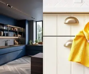 چطور کابینت های گلاس رو برق بندازیم / با این ترفندا لکه های سمج روغن و چربی رو محو کن
