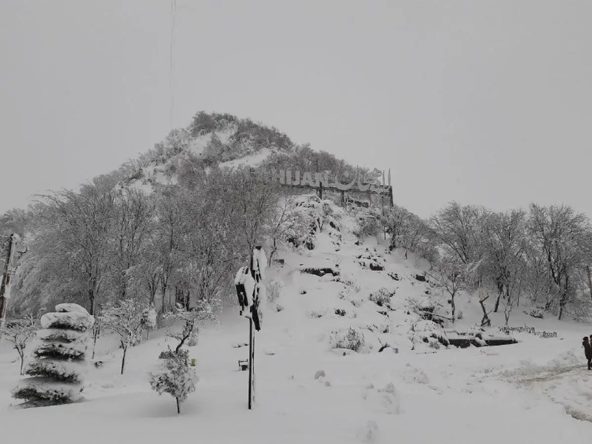 (عکس) بارش برف گیلان؛ به گیلان سفر نکنید!