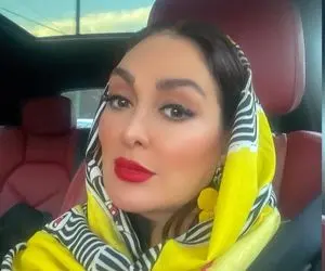 عکس عاشقانه الهام حمیدی و همسر دومش در آغوش هم