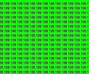 بازی فکری؛ لقب چشم عقابی تیزبین رو میخوای؟ عدد 190 رو بین دریایی از 109 3 سوت پیدا کن 