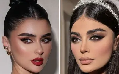 انواع آرایش غلیظ؛ جذابیت و جسارت در یک قاب برای دختران و عروسان عاشق زیبایی