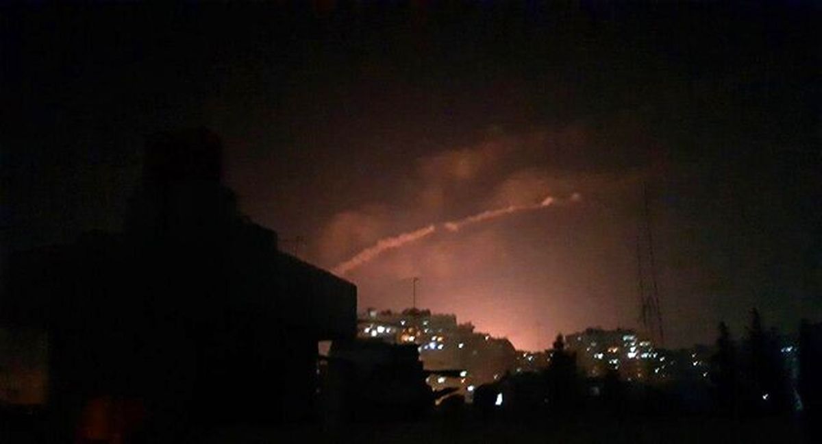 حمله جنگنده‌های اسرائیلی به دمشق
