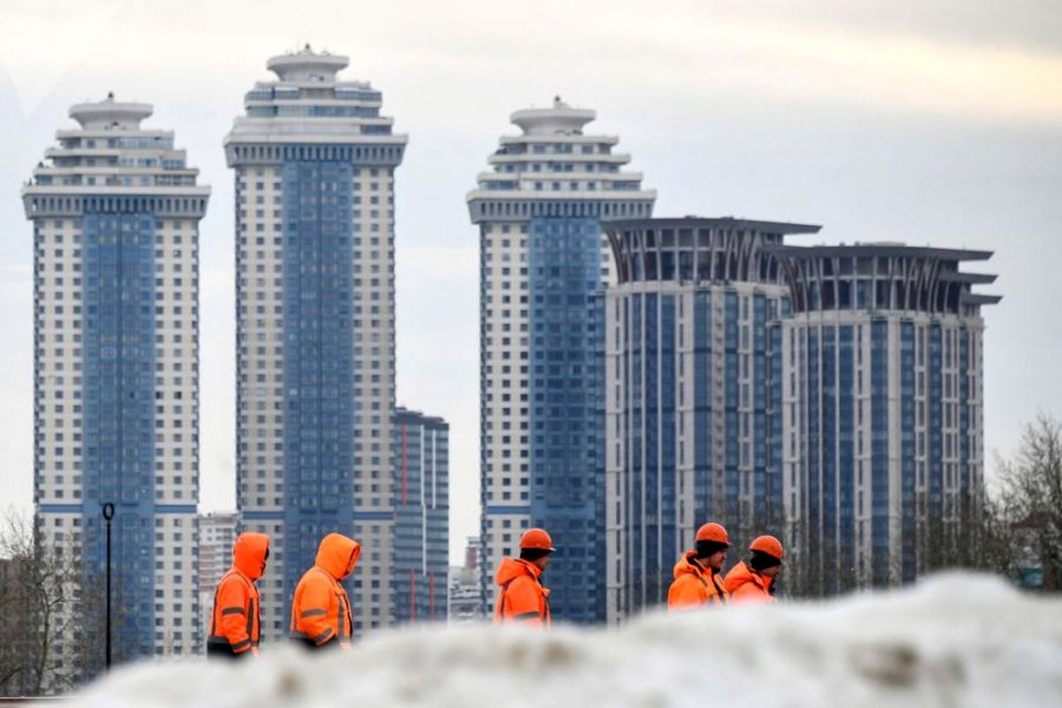 تصاویر دیدنی از زندگی مردم روسیه در سرما