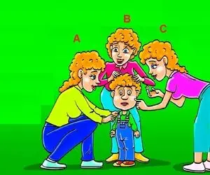 هوش تصویری؛ میگی  زدی رو دست باهوشا بگو کدوم از این خانومای گیس فرفری طلایی مادر بچست؟