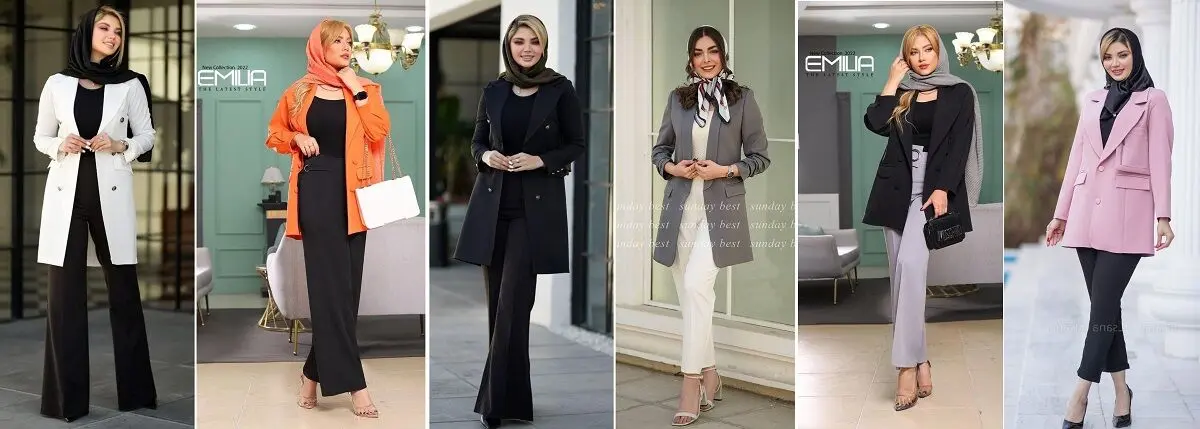 استایل رسمی با مانتوی کتی