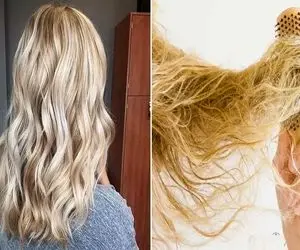 چیکار کنیم دکلره موها رو نسوزونه؟ / با این ترفند تو خونه خودتم دکلره بذاری هیچی نمیشه