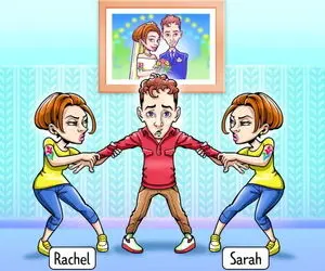 هوش تصویری؛ اگه فکر می کنی زبل هستی و باهوش بگو همسر این آقا کدوم از این خوشگلاس؟