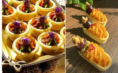 طرز تهیه تارت حلوا / پذیرایی شیک و مجلسی با مینی تارت های خوشمزه