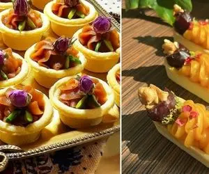 طرز تهیه تارت حلوا / پذیرایی شیک و مجلسی با مینی تارت های خوشمزه