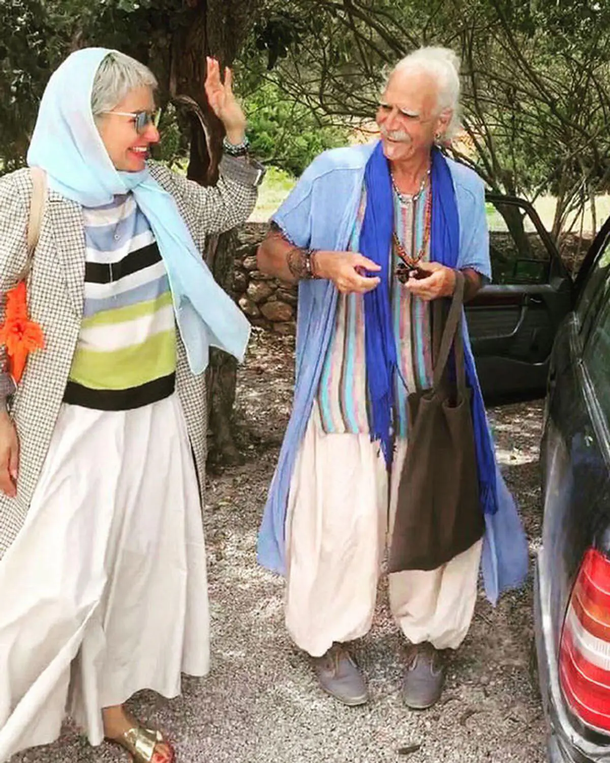 مهناز افشار و بهرام جی