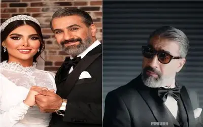 ازدواج محمد نادری در 47 سالگی با عروسی پرطمطراق / رقص هوتن و صلیب کشی داماد