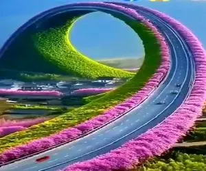 معماری خلاقانه؛ جاده ی بهشت رو ساختن هر کسی دیده نتونسته پلک بزنه انقدر میخکوب شده