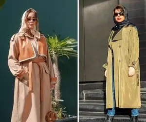 کدام شلوار با مانتو بارانی بلند ست می شود؟ / انواع سبک استایل برای هوای نیمه ابری خنک