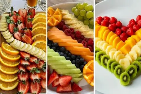 ایده های خلاقانه؛ تزئین سینی میوه ایده ای خلاقانه و اقتصادی