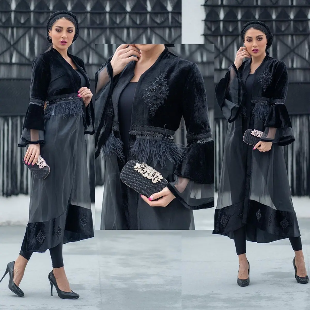 مانتو-مخمل-مجلسی
