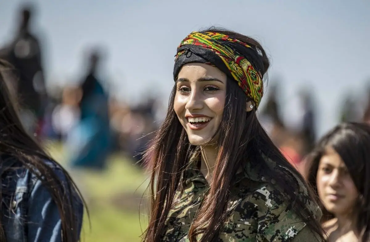 (تصاویر) جشن و شادی زنان کُرد سوری