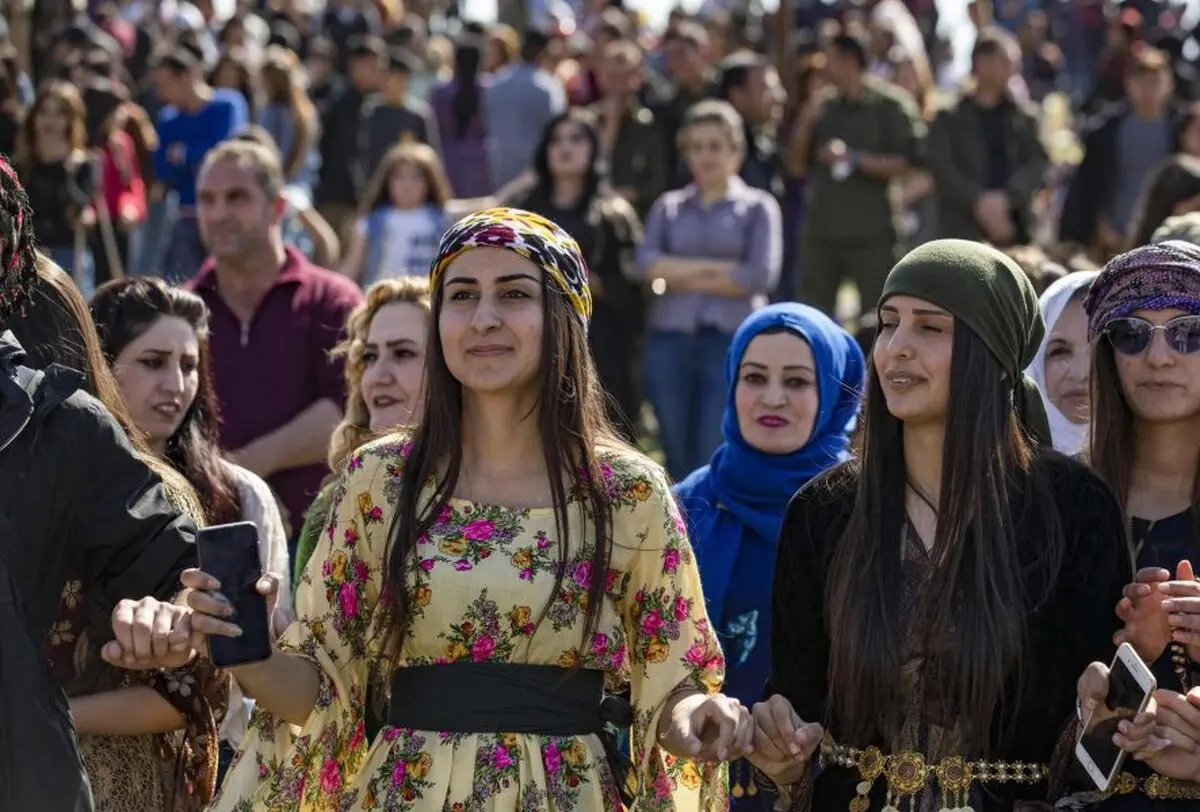 (تصاویر) جشن و شادی زنان کُرد سوری