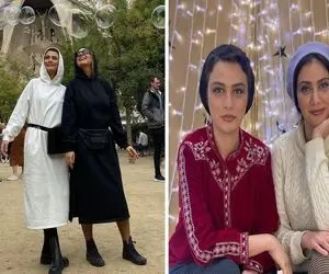 مونا فرجاد گیسا رو فشن چید مارالشون پیشش کم آوورد تو خوشگلی؛ میکاپ خلیجی که میگن اینه