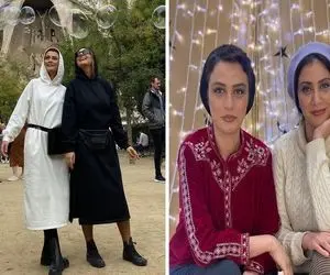 مونا فرجاد گیسا رو فشن چید مارالشون پیشش کم آوورد تو خوشگلی؛ میکاپ خلیجی که میگن اینه